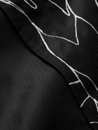 Undercover - Neon Genesis Evangelion Printed Nylon Coat - Black