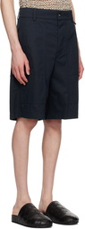 Bottega Veneta Navy Lightweight Shorts