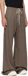 Rick Owens DRKSHDW Brown Tower Geth Belas Sweatpants