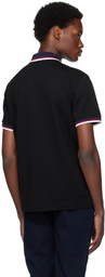 Lacoste Black Striped Polo