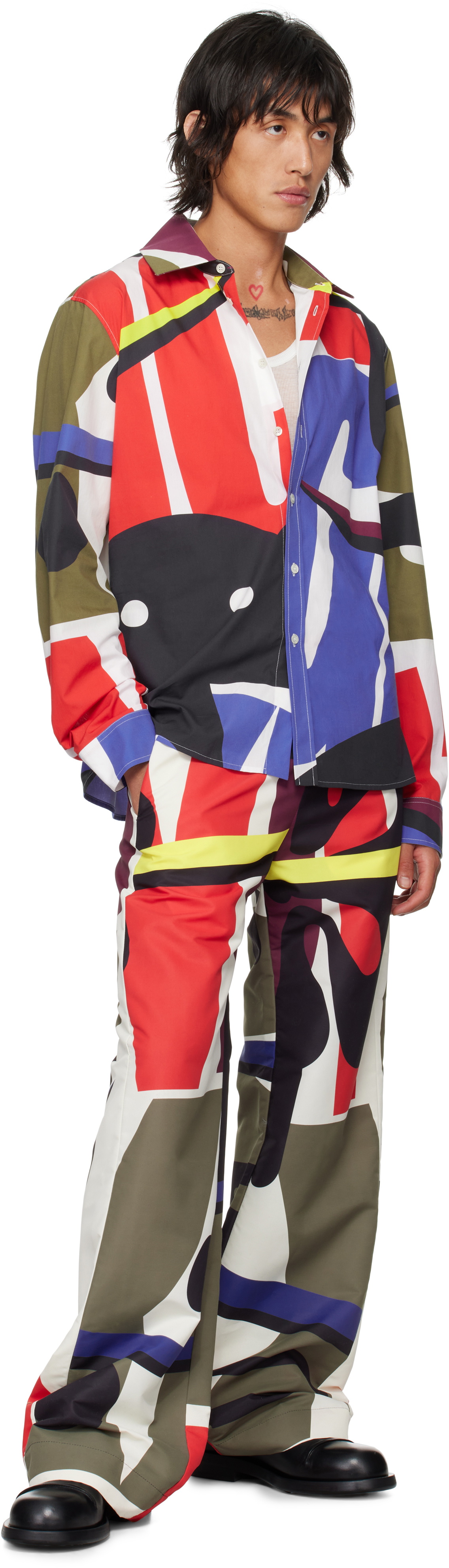 Walter Van Beirendonck Multicolor Star Shirt