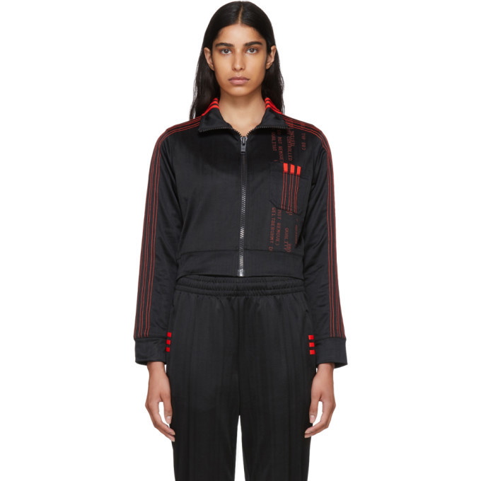 Photo: adidas Originals by Alexander Wang Black Crop Track Jacket