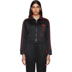 adidas Originals by Alexander Wang Black Crop Track Jacket