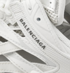 BALENCIAGA - Track.2 Nylon, Mesh and Rubber Sneakers - White