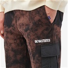 Deva States Men's Fuse Lined Cargo Pant in Bleached Black