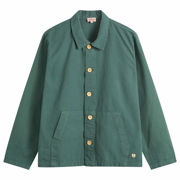 Photo: Armor-Lux Men's Fisherman Chore Jacket in Dark Ivy