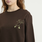 Damson Madder Women's Apple Peel Sweatshirt in Brown