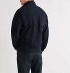 Baracuta - G9 Suede Harrington Jacket - Blue