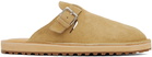 Comme des Garçons Homme Beige Pin-Buckle Loafers