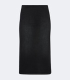 Gucci Denim midi skirt