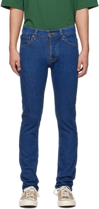 Photo: Nudie Jeans Blue Grim Tim Jeans