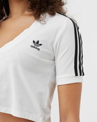 Adidas Wmns Cropped Tee White - Womens - Shortsleeves