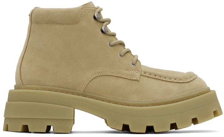 Photo: Eytys Tan Tribeca Lace-Up Boots