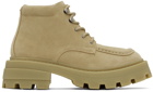 Eytys Tan Tribeca Lace-Up Boots