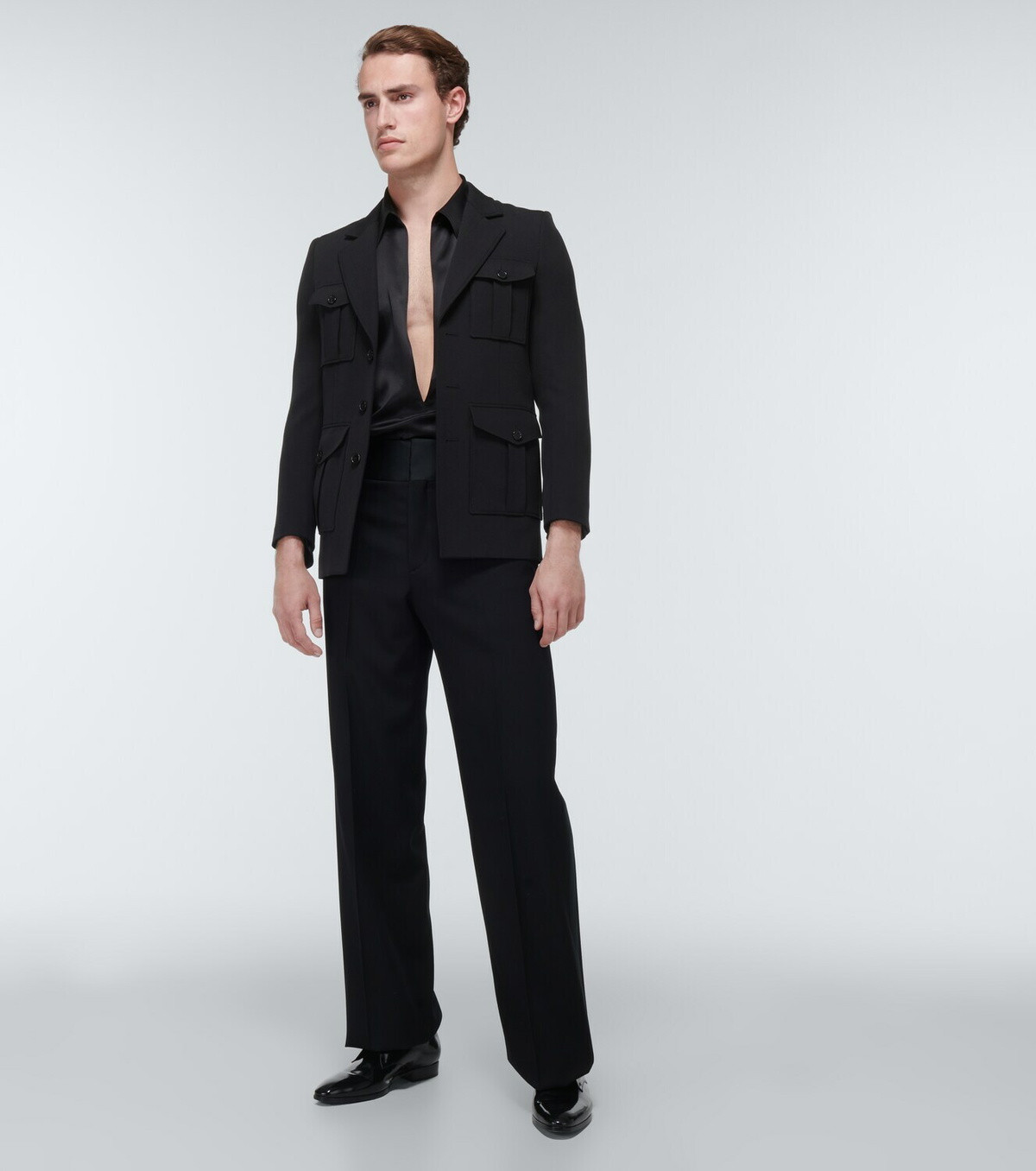 Saint Laurent Double-breasted wool blazer Saint Laurent