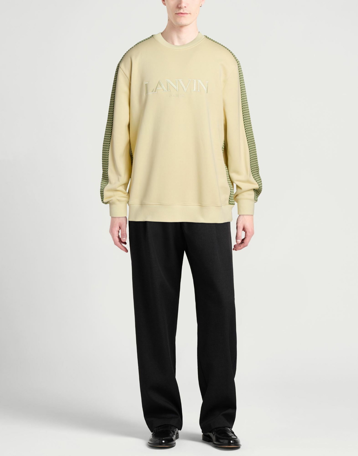 Lanvin Mens Sweatshirt Pastel in Yellow