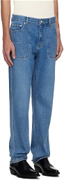 Kijun SSENSE Exclusive Blue Sunburn Jeans