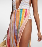 Missoni Mare Zig-zag knit maxi skirt