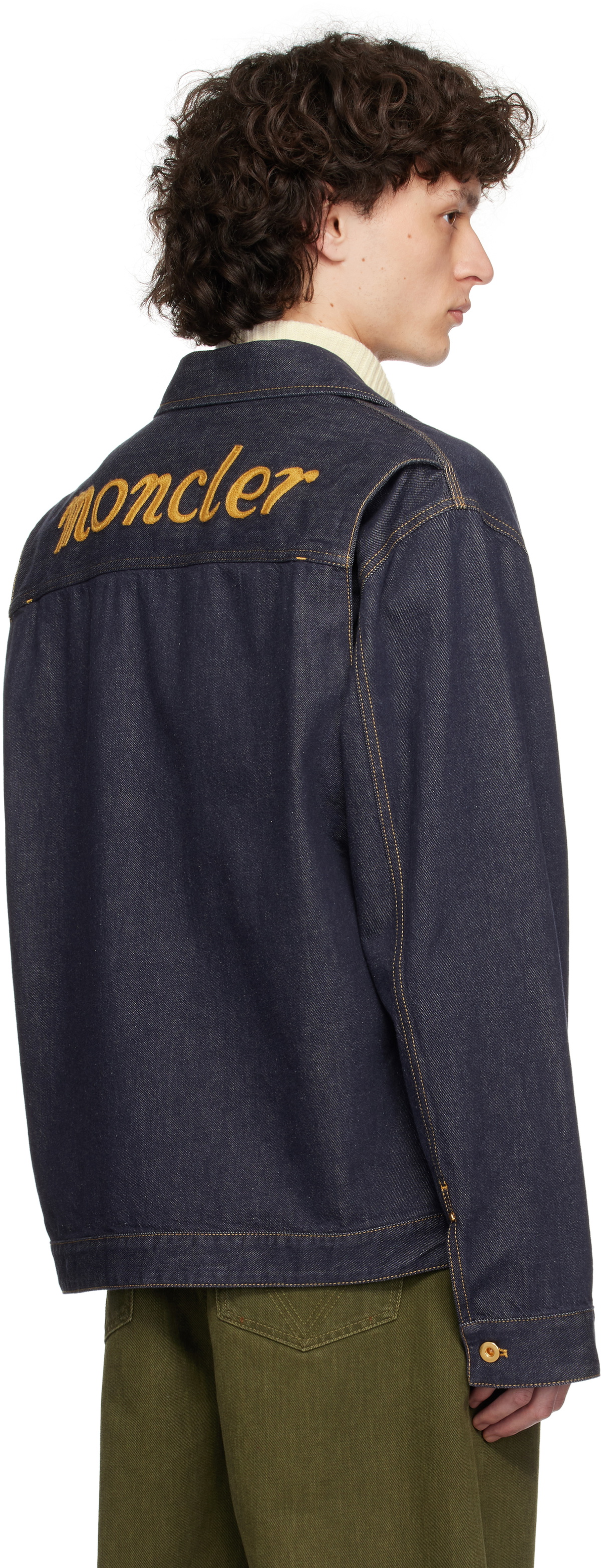 Moncler Genius Mercedes-Benz by NIGO Navy Nepit Denim Jacket