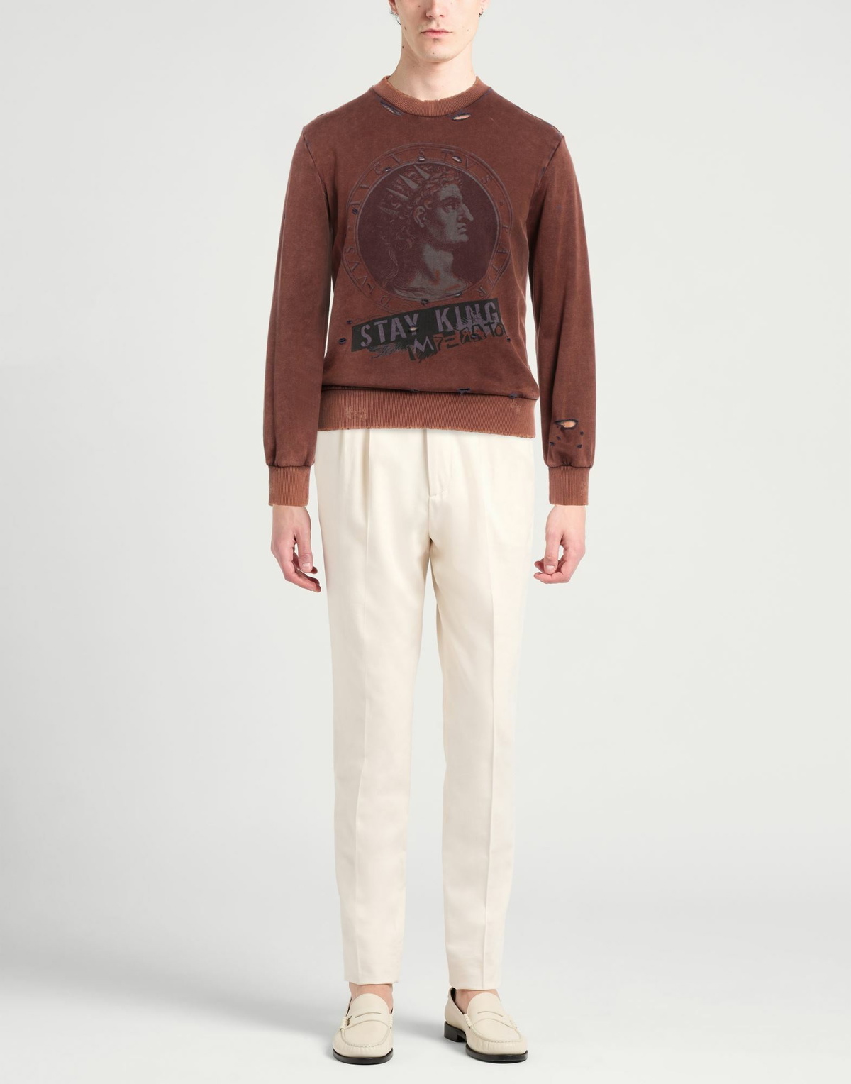 Dolce & gabbana Mens Sweatshirt in Brown