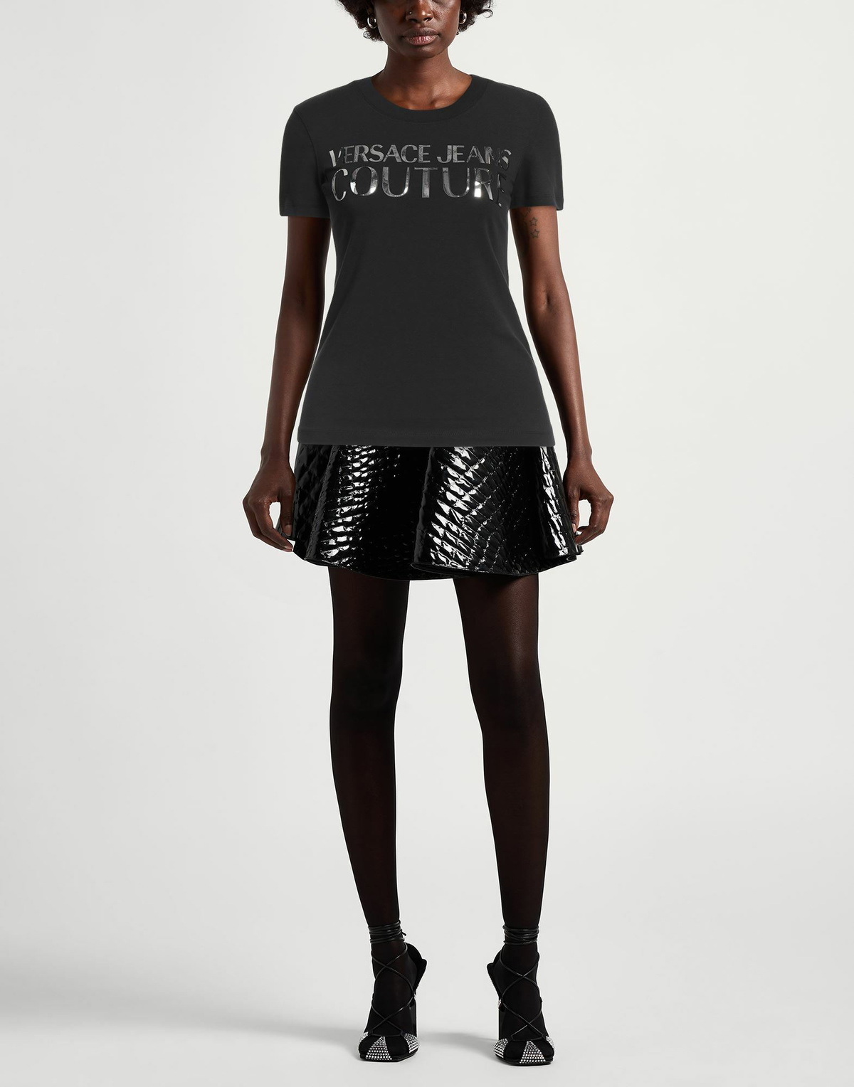 Versace Jeans Couture Womens T-shirt in Black