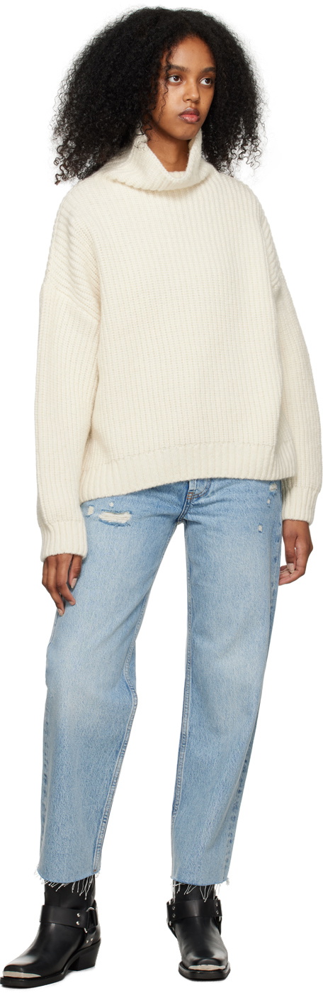 Anine Bing Blue Denim Pants main image 0
