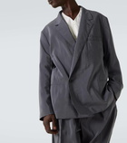 Lemaire Asymmetric silk-blend blazer