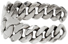 Alexander McQueen Silver Chain Cuff Bracelet