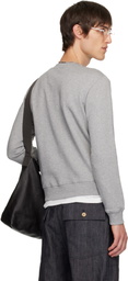 A.P.C. Gray Standard 'A.P.C.' Brodé Sweatshirt