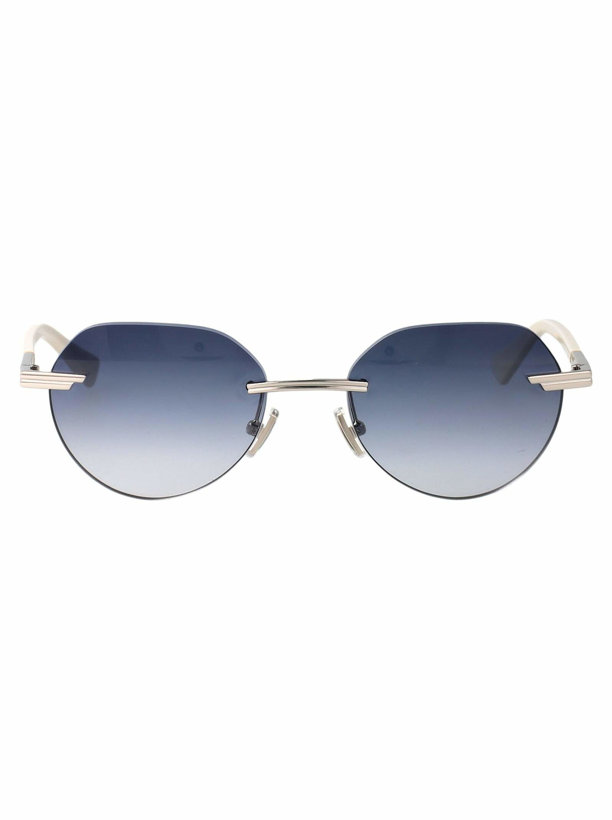 サングラス Bottega Veneta BV1300S Sunglasses Bottega Veneta Eyewear Men's BV1300S Sunglasses in Gold/Grey