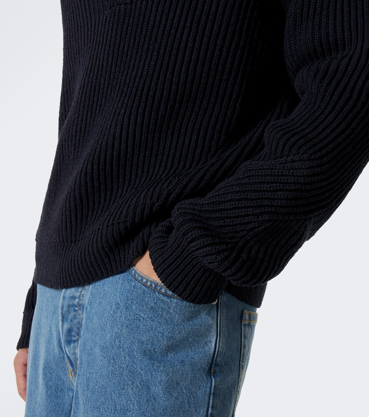 Dries Van Noten Ribbed-knit wool sweater
