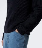 Dries Van Noten Ribbed-knit wool sweater