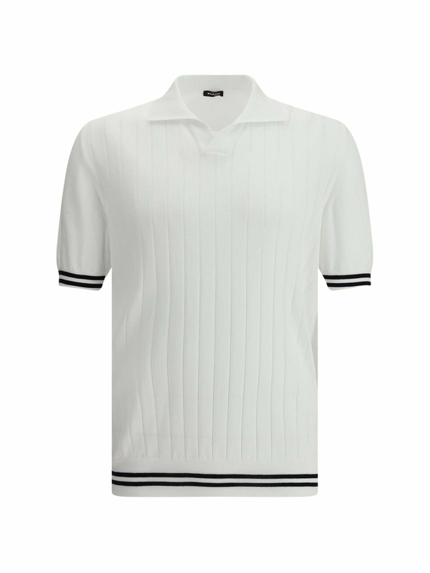 Photo: Kiton Ribbed Polo Shirt