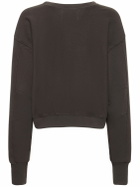 LES TIEN - Cropped Cotton Sweatshirt