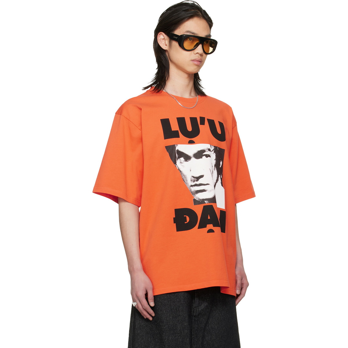LU'U DAN BRUCE LEE x LỰU ĐẠN Orange Concert T-shirt