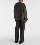'S Max Mara Kate scarf-detail virgin wool jacket