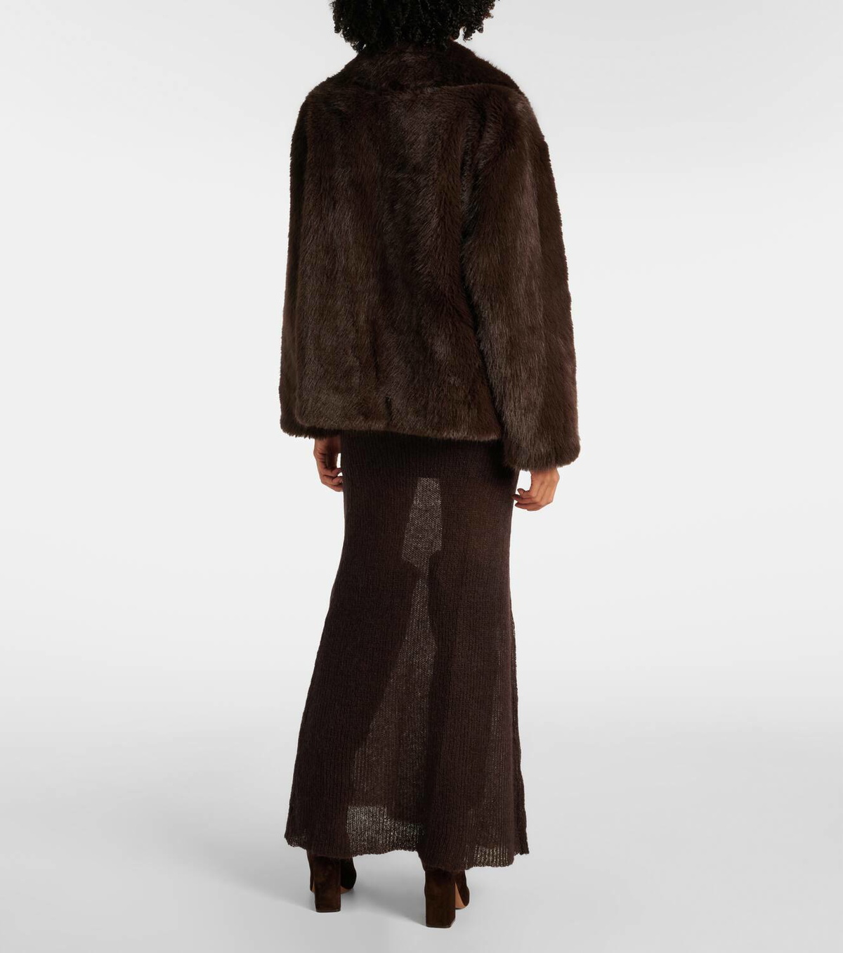 Staud Soprano faux fur jacket