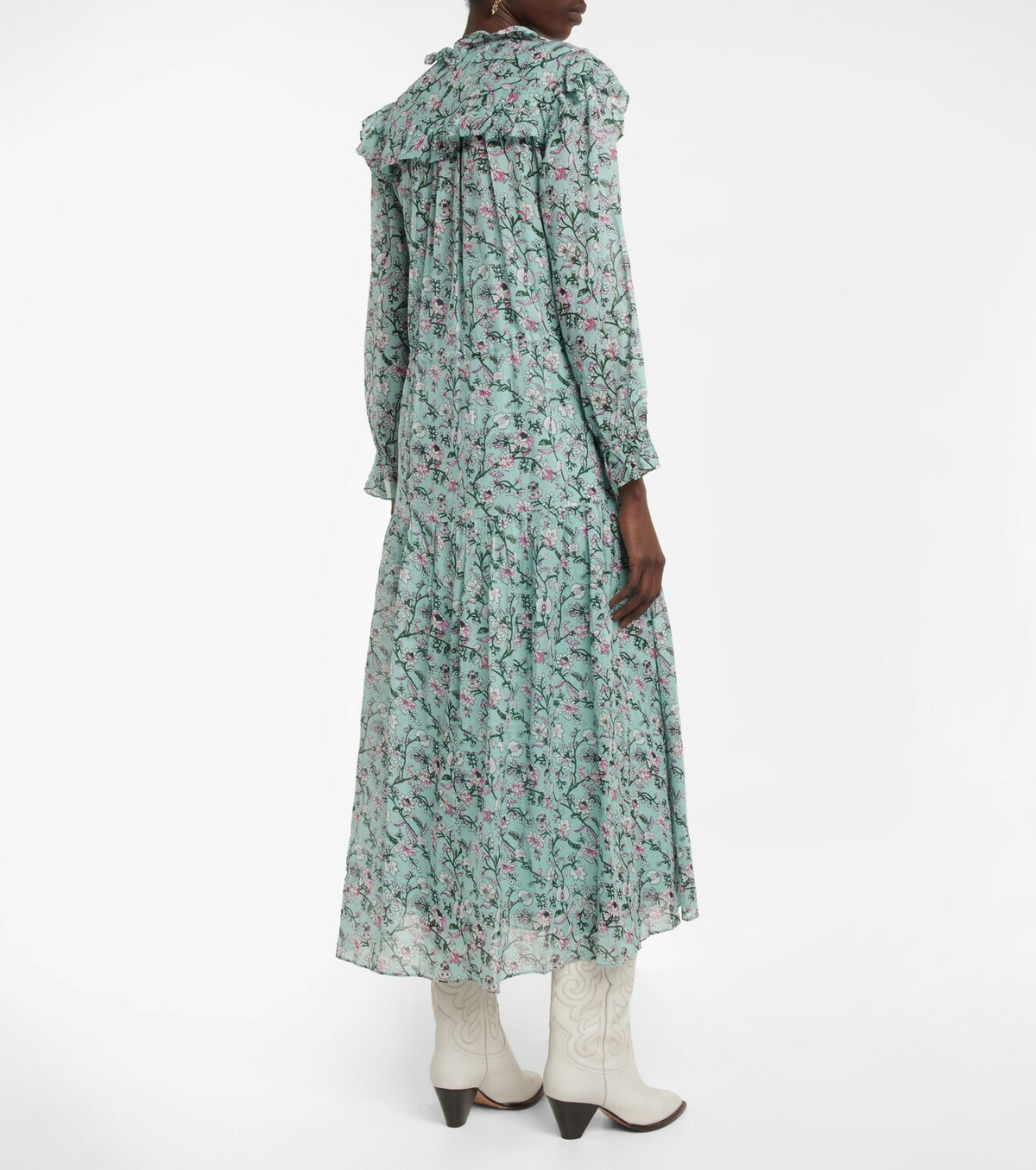 Marant Etoile Eina floral cotton maxi dress