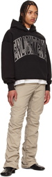 MISBHV Black 'Enlighted' Cropped Hoodie