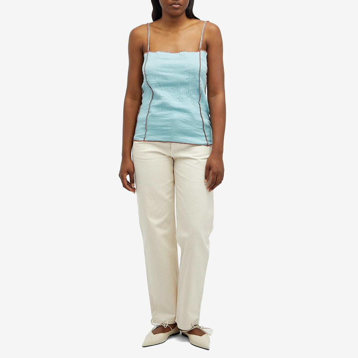 Baserange Women's Shok Slip Top in Wuxi Blue Baserange