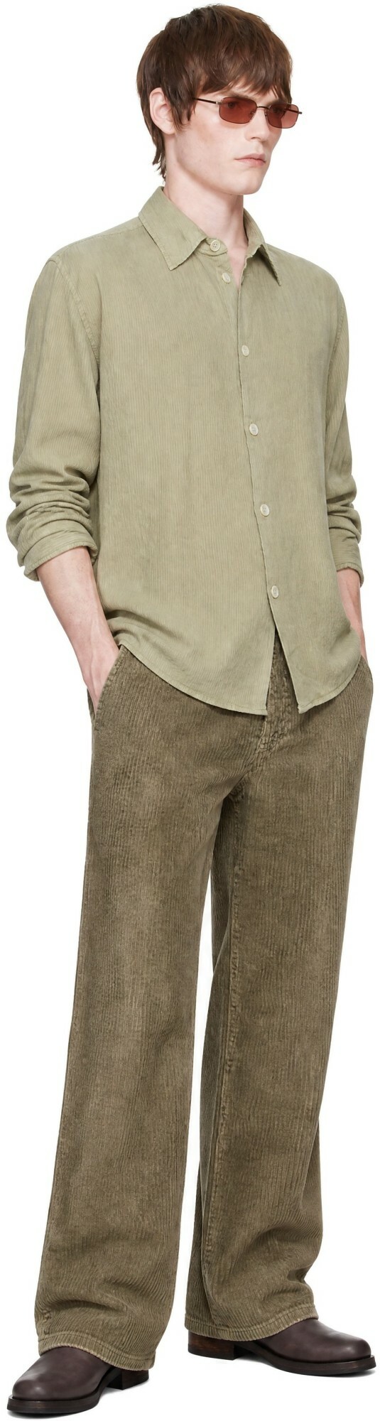 OUR LEGACY Beige Vast Cut Trousers