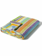 The Elder Statesman - Striped Cashmere Blanket