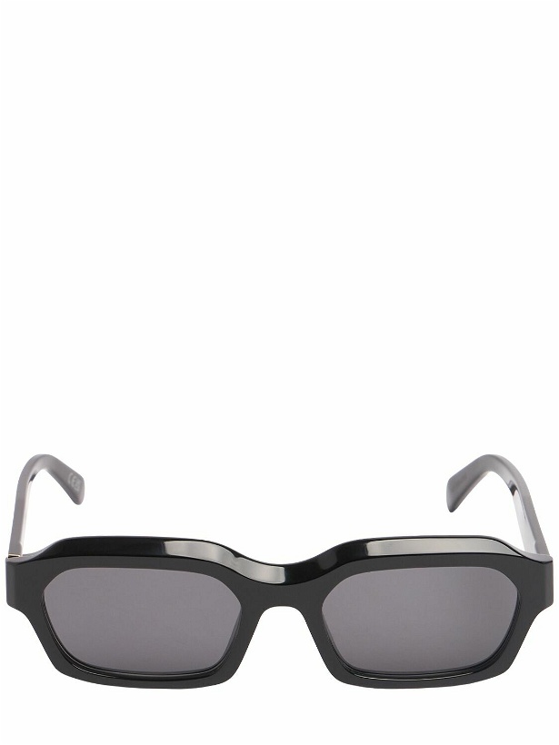 Photo: RETROSUPERFUTURE Boletus Squared Black Acetate Sunglasses