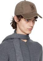 AARON ESH Brown 'AE' Cap