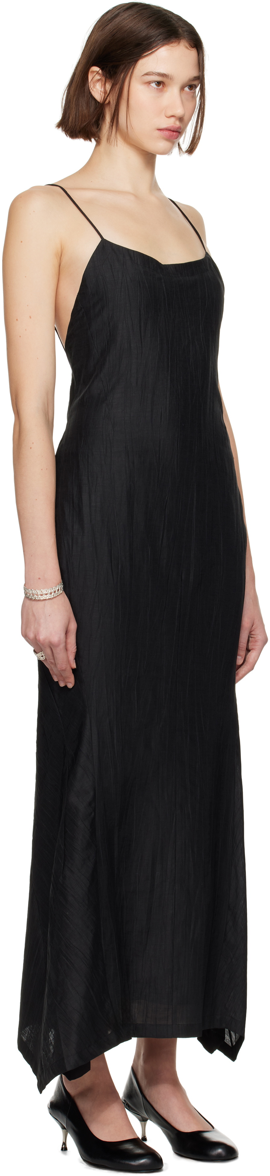 OUR LEGACY Black Naiad Maxi Dress