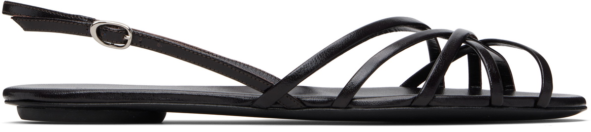 Proenza Schouler Black Uma Slingback Sandals