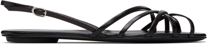 Photo: Proenza Schouler Black Uma Slingback Sandals