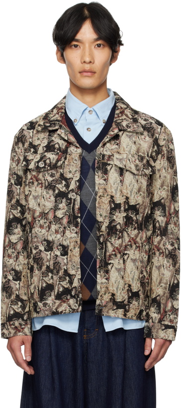 Photo: Bless Multicolor N°08 Cat-Shirt Gobelin Jacket