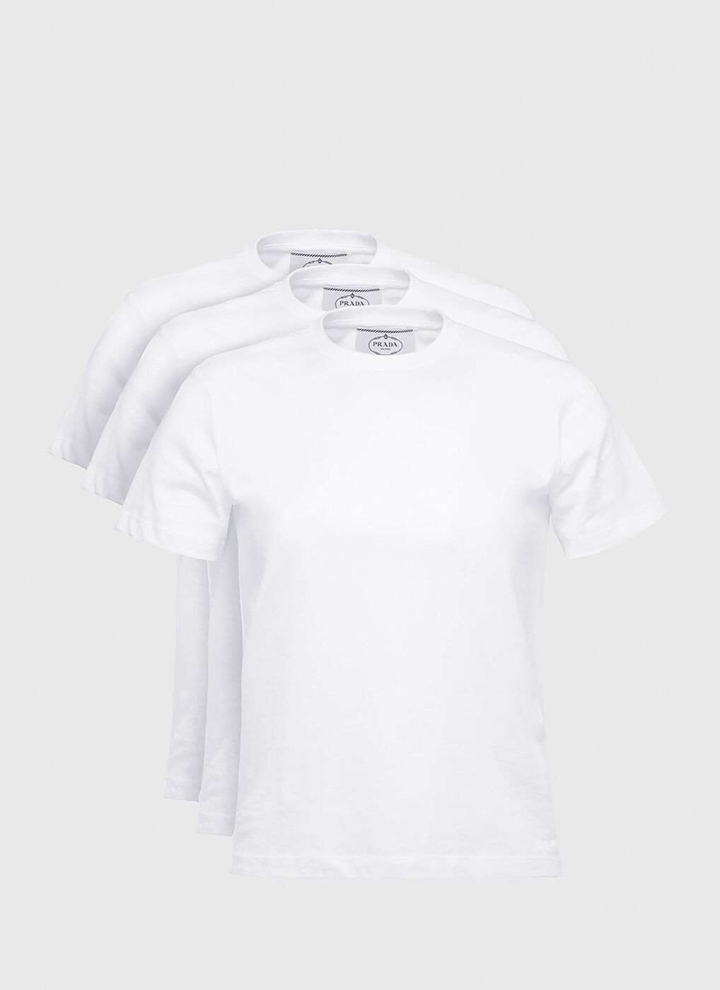 Prada plain 2025 white t shirt