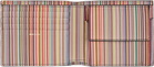 Paul Smith Black Leather 'Signature Stripe' Interior Billfold & Coin Wallet